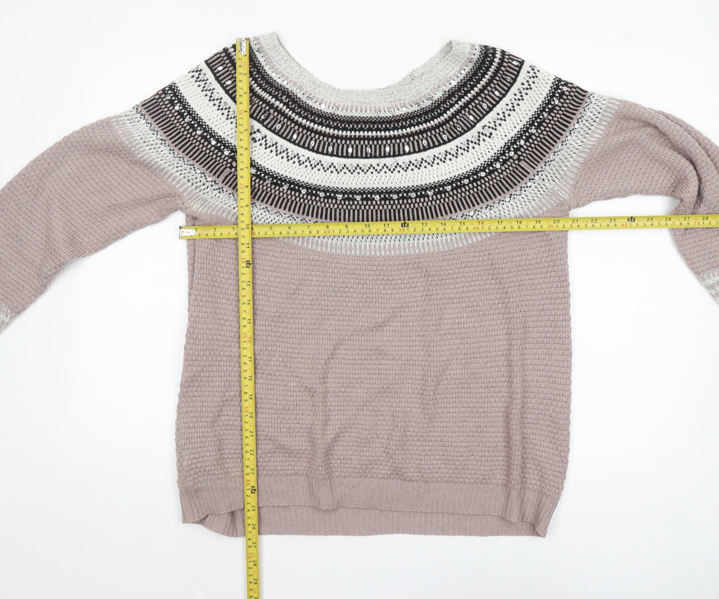 Womens UK Size 16 NEXT Pink Pullover Jumper
