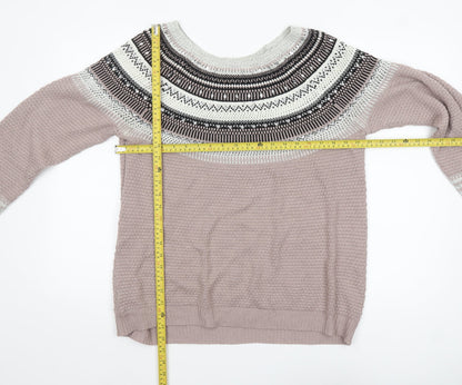 Womens UK Size 16 NEXT Pink Pullover Jumper