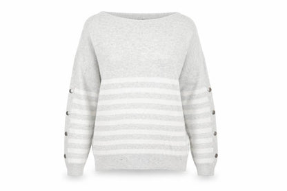 Womens UK Size M Mint Velvet Grey Pullover Jumper