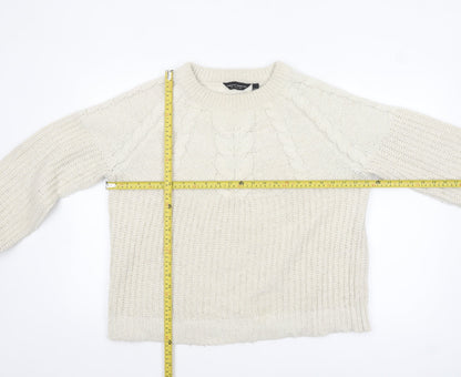 Womens UK Size L Dorothy Perkins Ivory Pullover Jumper