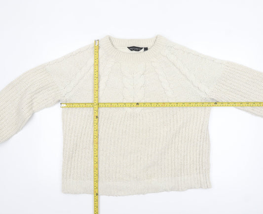 Womens UK Size L Dorothy Perkins Ivory Pullover Jumper