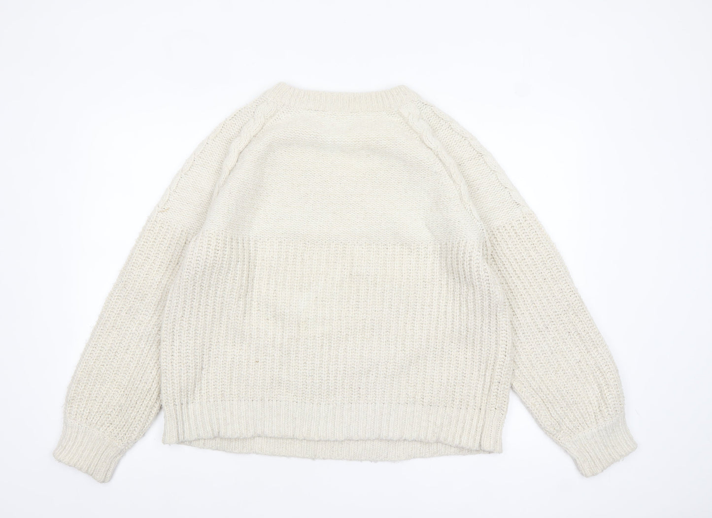 Womens UK Size L Dorothy Perkins Ivory Pullover Jumper