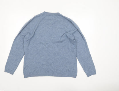 Womens UK Size M Etoile Blue Pullover Jumper