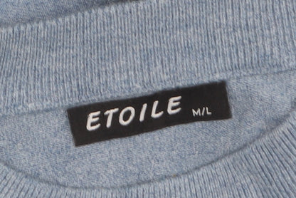 Womens UK Size M Etoile Blue Pullover Jumper
