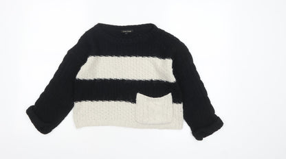 Womens UK Size 6 River Island Black Pullover Jumper