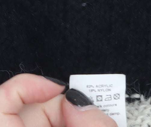 Womens UK Size 6 River Island Black Pullover Jumper