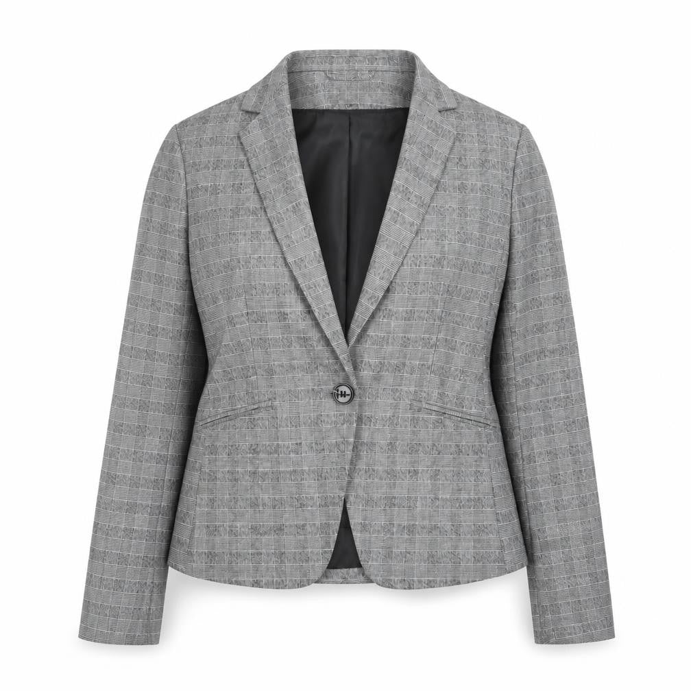 Womens UK Size 8 H&M Regular Grey Blazer