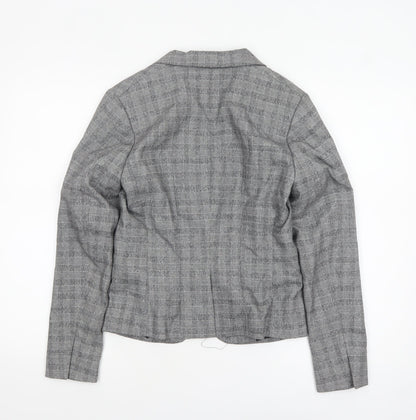 Womens UK Size 8 H&M Regular Grey Blazer