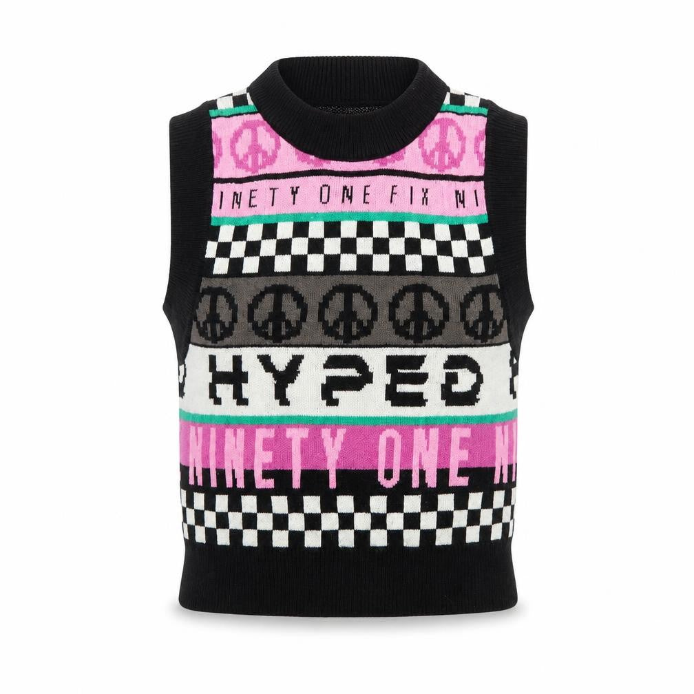 Womens UK Size 2XS H&M Multicoloured Vest Jumper