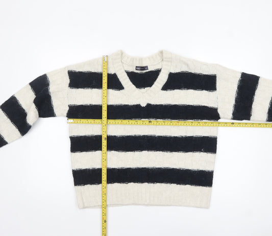 Womens UK Size M Marks and Spencer Multicoloured Pullover Jumper
