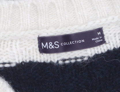 Womens UK Size M Marks and Spencer Multicoloured Pullover Jumper