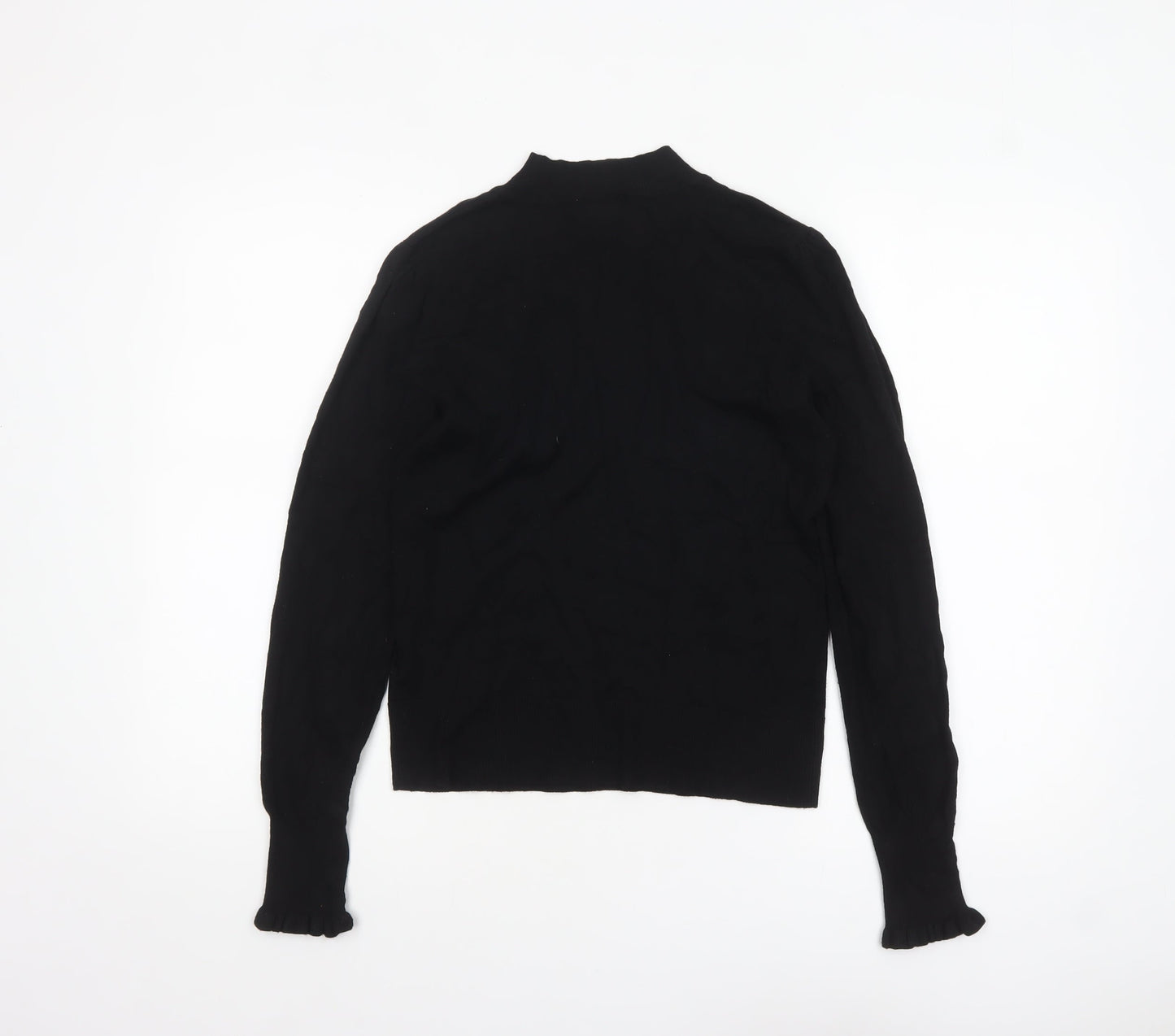Womens UK Size 10 Warehouse Black Pullover Jumper