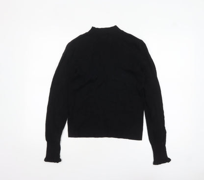 Womens UK Size 10 Warehouse Black Pullover Jumper