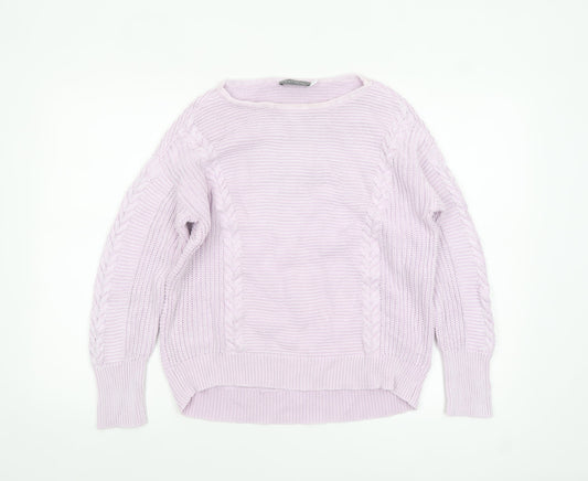 Womens UK Size M Mint Velvet Pink Pullover Jumper