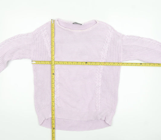 Womens UK Size M Mint Velvet Pink Pullover Jumper