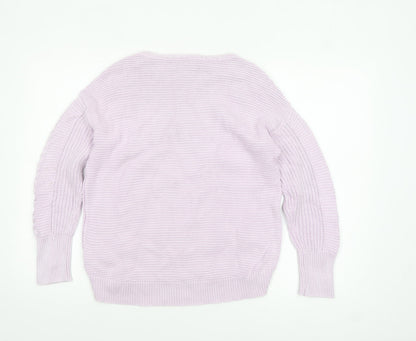 Womens UK Size M Mint Velvet Pink Pullover Jumper