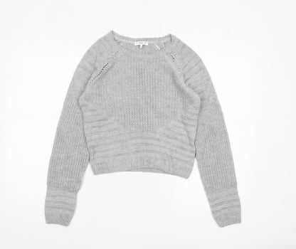 Womens UK Size 10 NEXT Grey Pullover Jumper