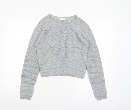 Womens UK Size 10 NEXT Grey Pullover Jumper