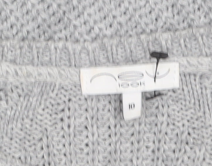 Womens UK Size 10 NEXT Grey Pullover Jumper