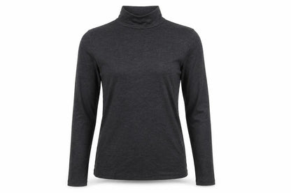 H&M Women’s Grey Roll Neck Long Sleeve Jersey Top Size 8