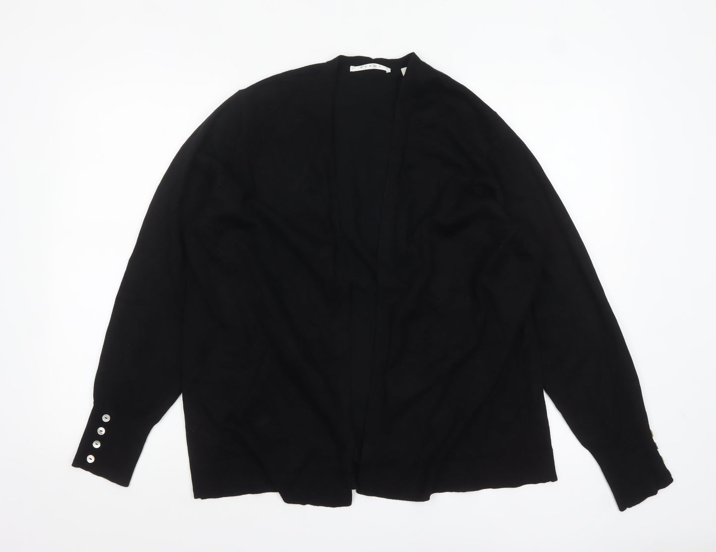 Womens UK Size L Cyrus Black Cardigan Jumper