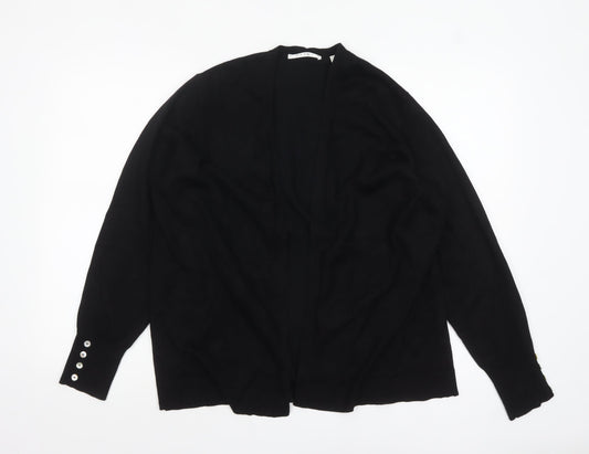Womens UK Size L Cyrus Black Cardigan Jumper