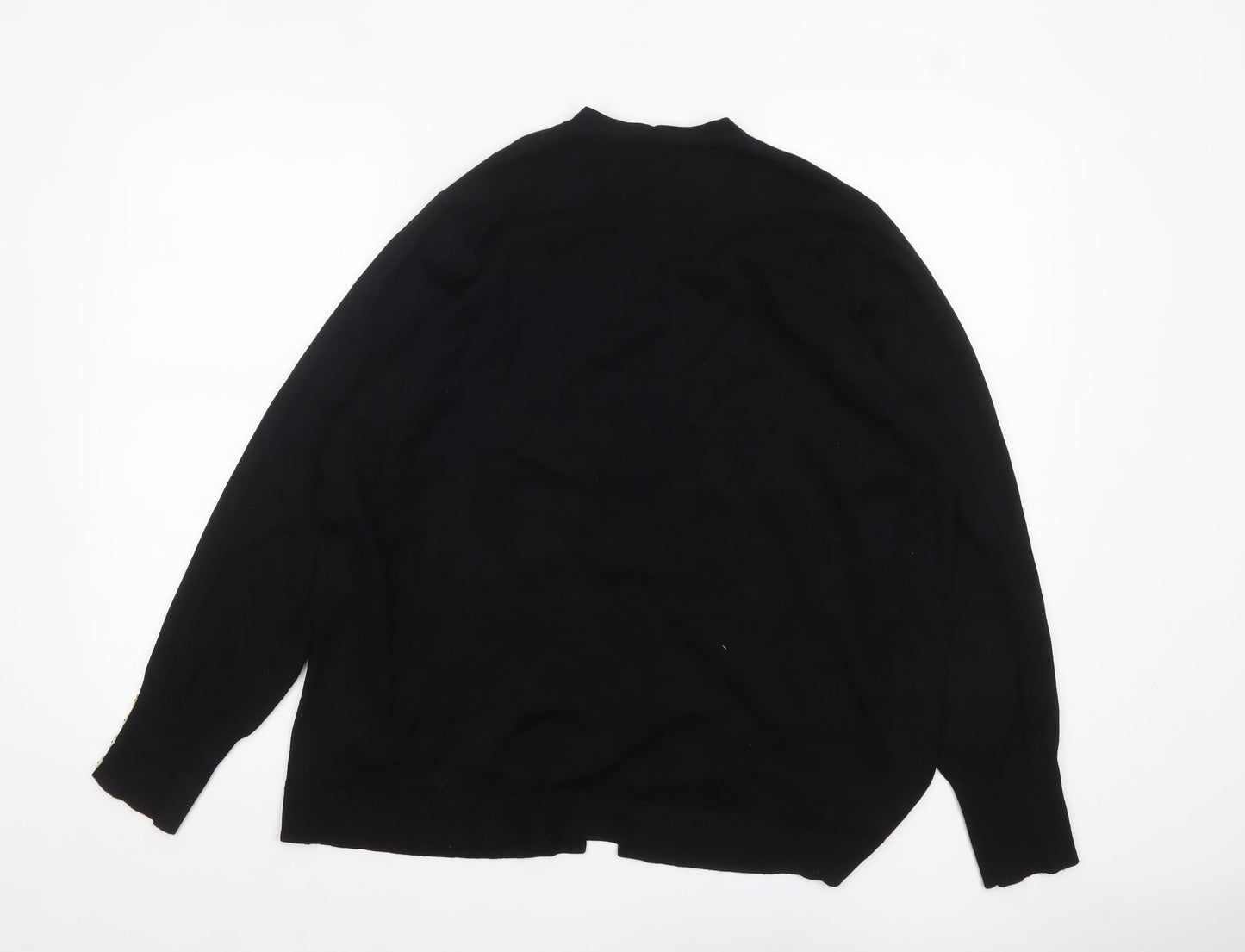 Womens UK Size L Cyrus Black Cardigan Jumper