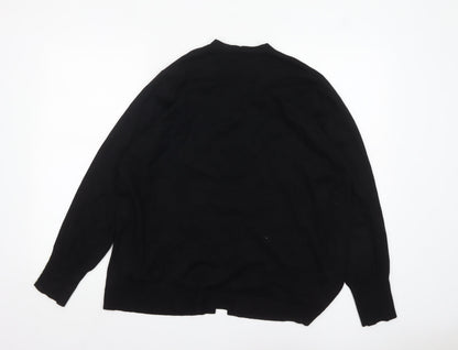 Womens UK Size L Cyrus Black Cardigan Jumper