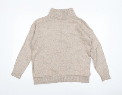 Womens UK Size 14 NEXT Beige Pullover Jumper