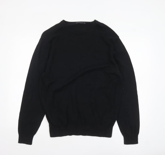 Mens UK Size XL French Connection Black Pullover Jumper