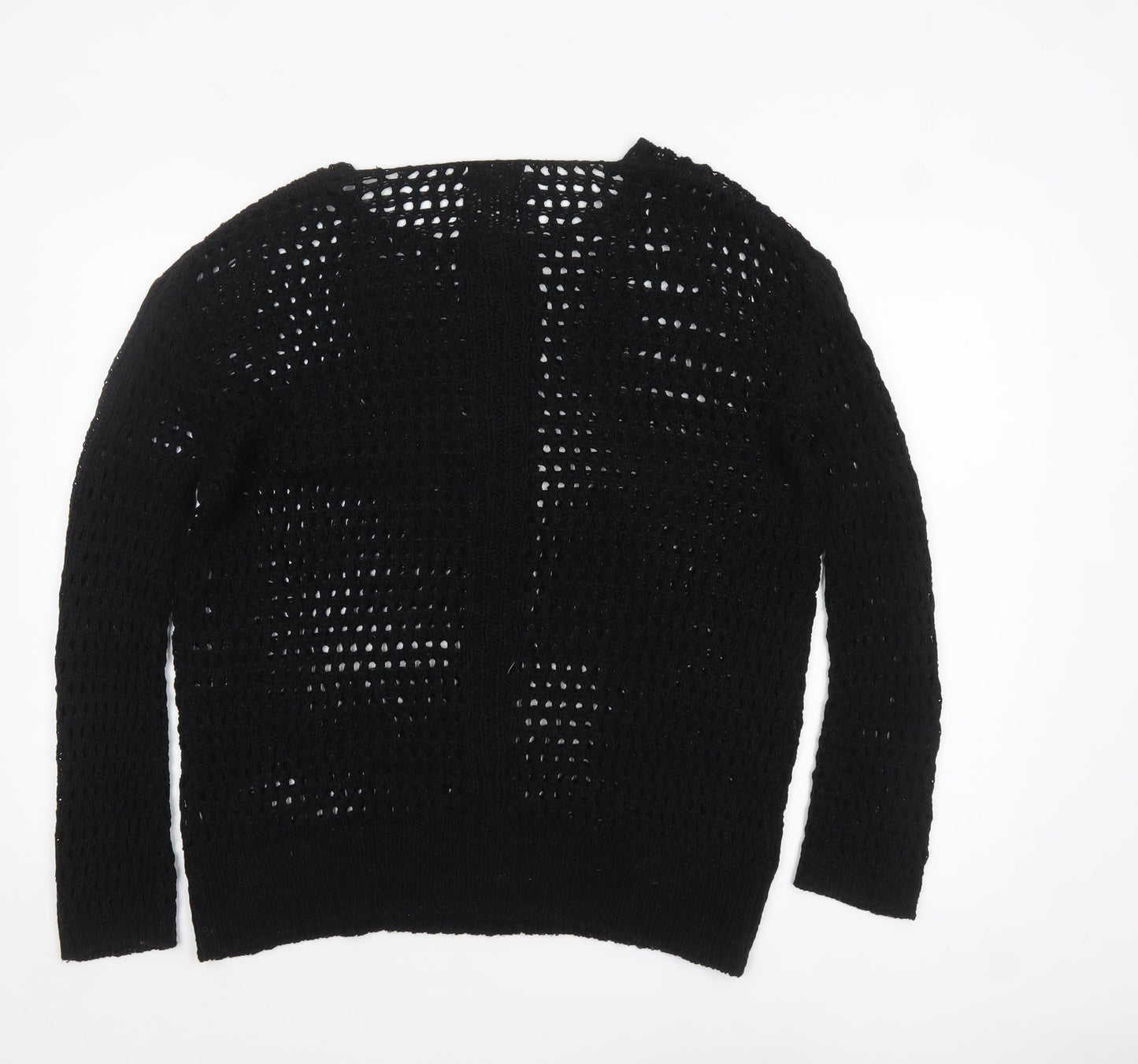 Womens UK Size L Peppercorn Black Cardigan Jumper