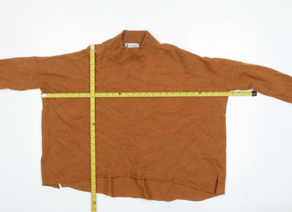 Womens UK Size S Tif Tiffy Brown Pullover Jumper