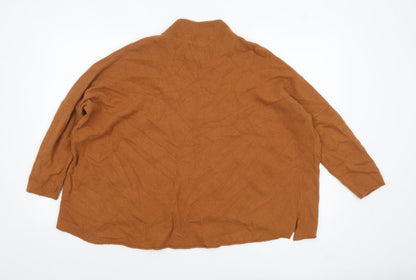 Womens UK Size S Tif Tiffy Brown Pullover Jumper