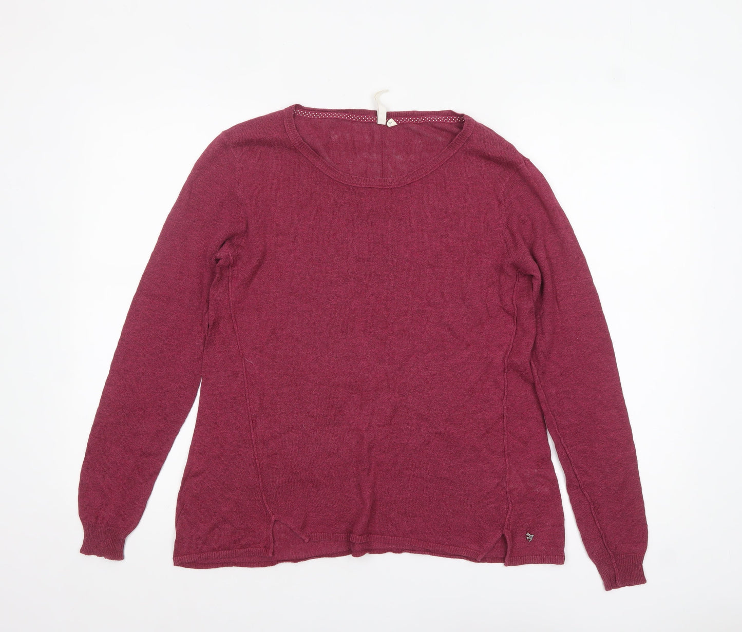 Womens UK Size 10 White Stuff Purple Pullover Jumper