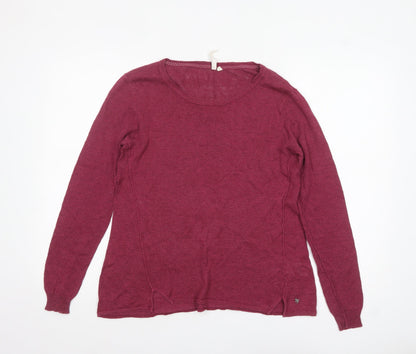 Womens UK Size 10 White Stuff Purple Pullover Jumper