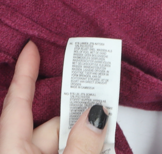 Womens UK Size 10 White Stuff Purple Pullover Jumper