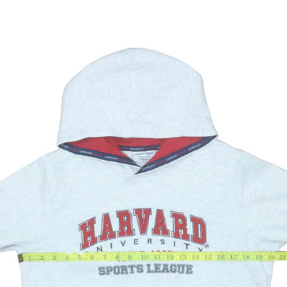 Harvard University Boys Grey Pullover Hoodie 16 Years Fleece Sports League