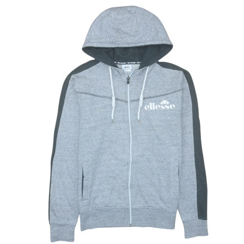 Mens UK Size M ellesse Grey Full Zip Hoodie