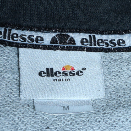 Mens UK Size M ellesse Grey Full Zip Hoodie