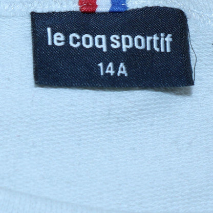 Le Coq Sportif Boys Blue Sweatshirt 14 Years Colourblock Crew Neck