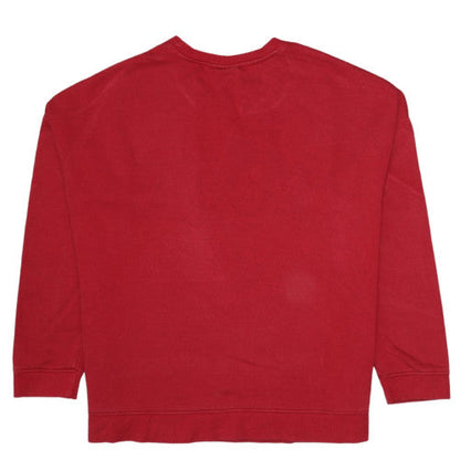 Womens UK Size XL Disney Red Pullover Sweatshirt