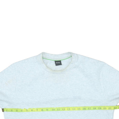 Mens UK Size M HUGO BOSS Grey Pullover Sweatshirt