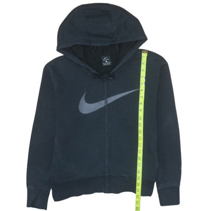 Womens UK Size XS Nike Black Full Zip Hoodie