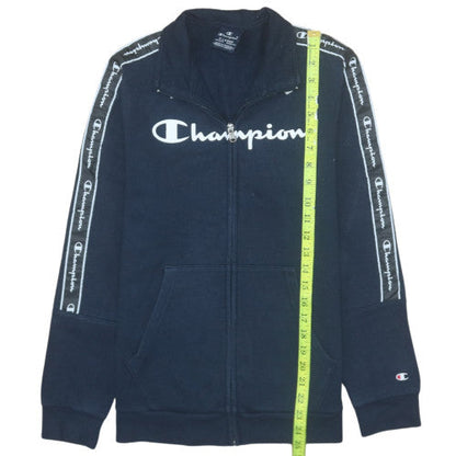 Champion Boys Blue 13-14 Years Track Jacket Full Zip Fleece Activewear