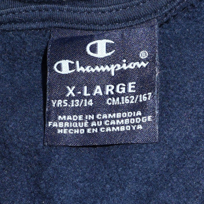 Champion Boys Blue 13-14 Years Track Jacket Full Zip Fleece Activewear