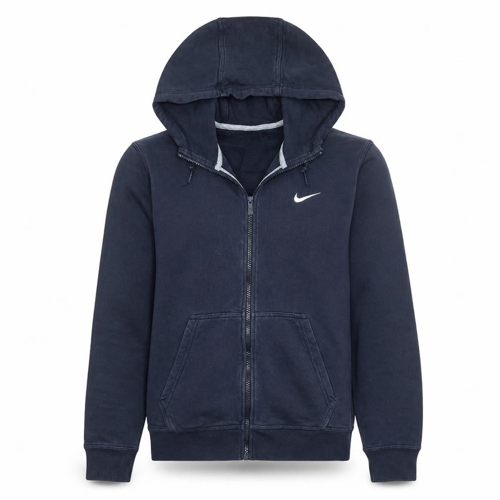 Mens UK Size M Nike Blue Full Zip Hoodie