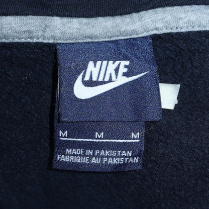 Mens UK Size M Nike Blue Full Zip Hoodie