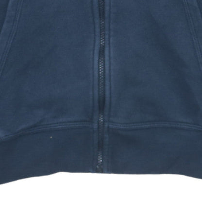 Mens UK Size M Nike Blue Full Zip Hoodie