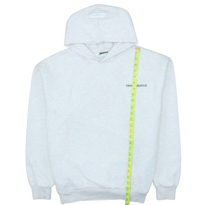 Womens UK Size M New Balance White Pullover Hoodie