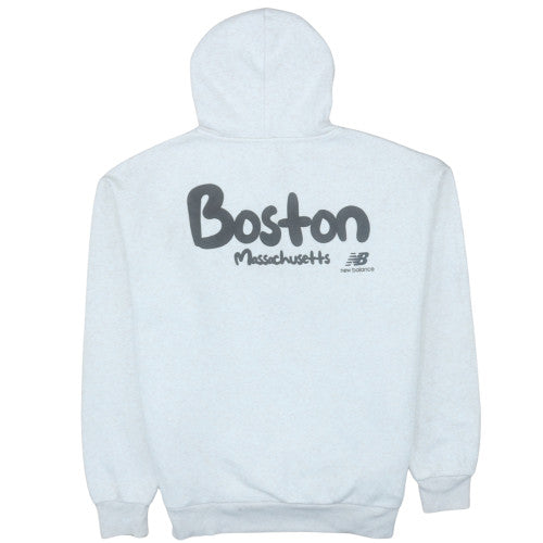Womens UK Size M New Balance White Pullover Hoodie
